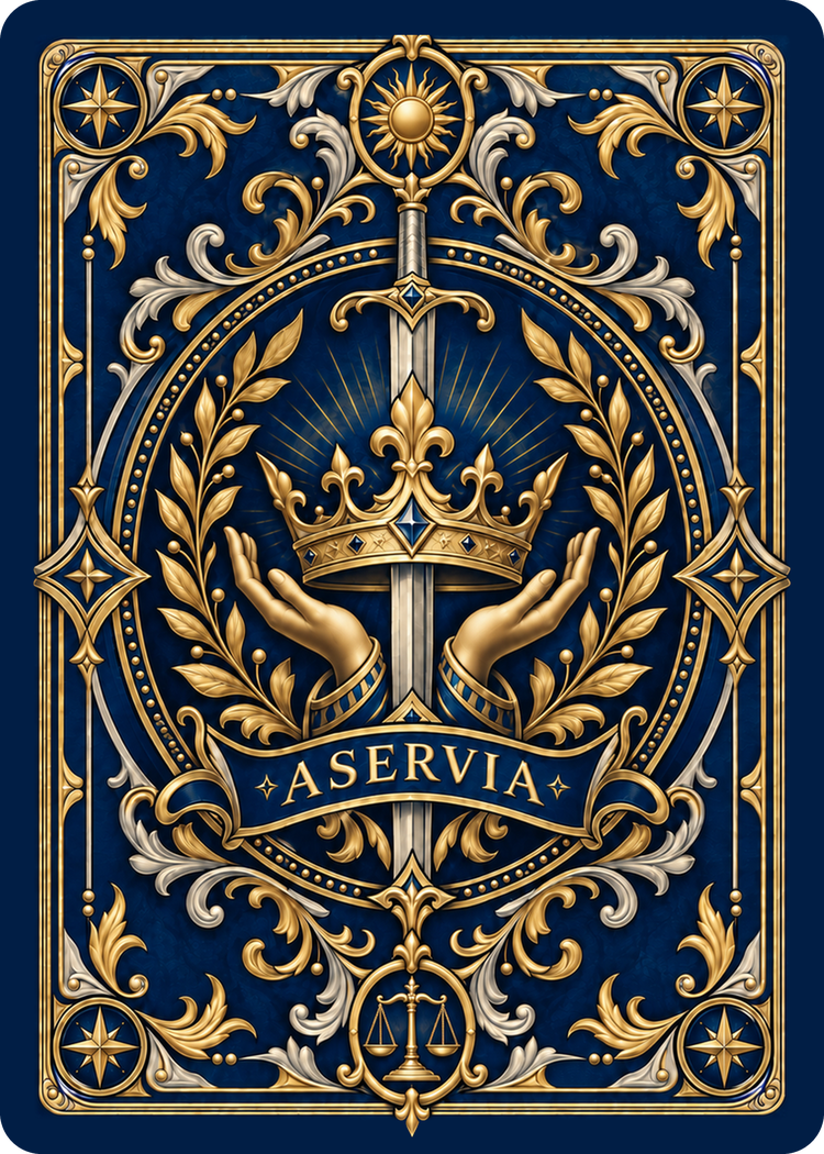 Official Aservia card back